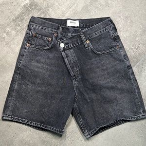 NEW AGOLDE cross cross shorts